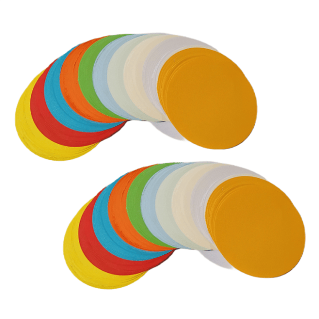 KÓŁKA ORIGAMI - PAPIER KOLOROWY ORIGAMI - 2 cm - 200 sztuk - kółek 0