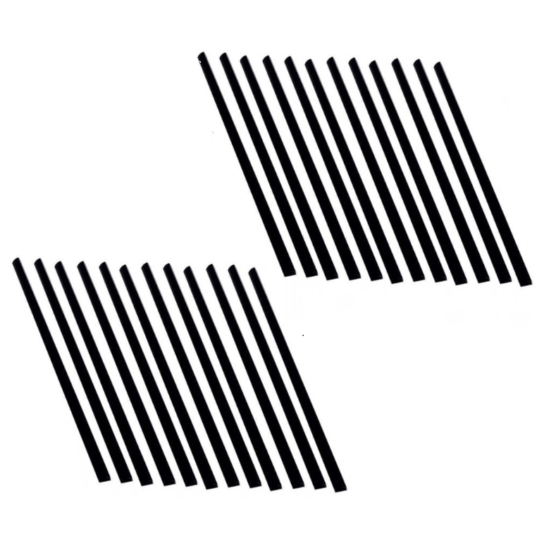 LISTWY WSUWANE DO BINDOWANIA oprawa dokumentów - 25 sztuk - CZARNE - 10 mm 0