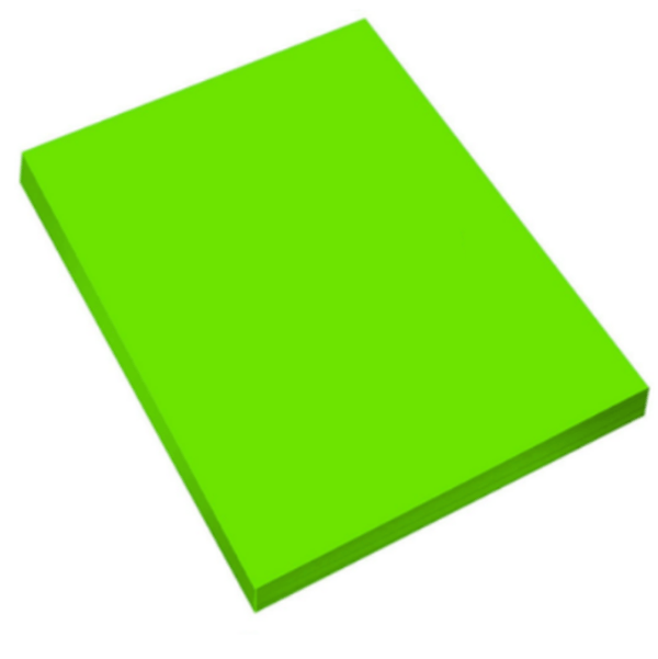 PAPIER KOLOROWY KSERO ORIGAMI - FLUO ZIELONY - A4 80g - 100 sztuk 0