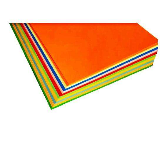 PAPIER KOLOROWY KSERO ORIGAMI - KOLOROWY MIX 10 kol. - A4 80g - 100 sztuk 0