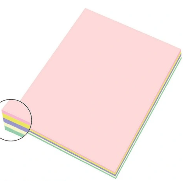 PAPIER KOLOROWY KSERO ORIGAMI - MIX PASTELOWY - A3 80g - 100 sztuk 0